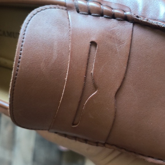 Vince Camuto Esmail Driving Loafer Cognac Sz 12 Men - Picture 10 of 17